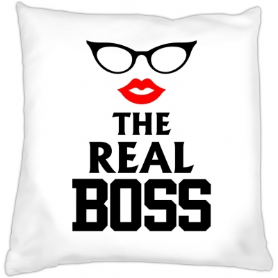 Poduszka na dzień kobiet The real boss